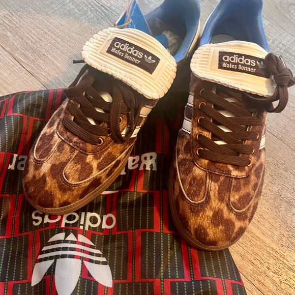 adidas x Wales Bonner Samba Pony Leopard Shoes | Pacsun Adidas Samba Pony Wales Bonner Leopard with Cream Stripes - NEW - IEO578